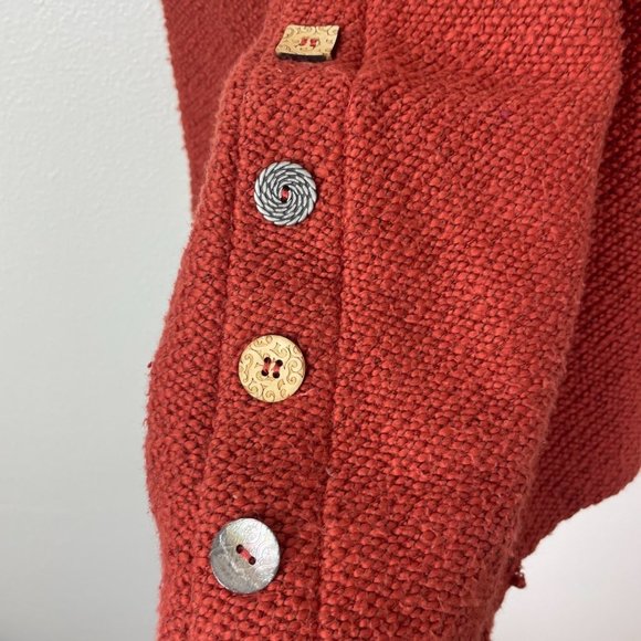 Soft Surroundings Woman's Sz S Burnt Orange Breakwater Pullover Sweater - Picture 3 of 9